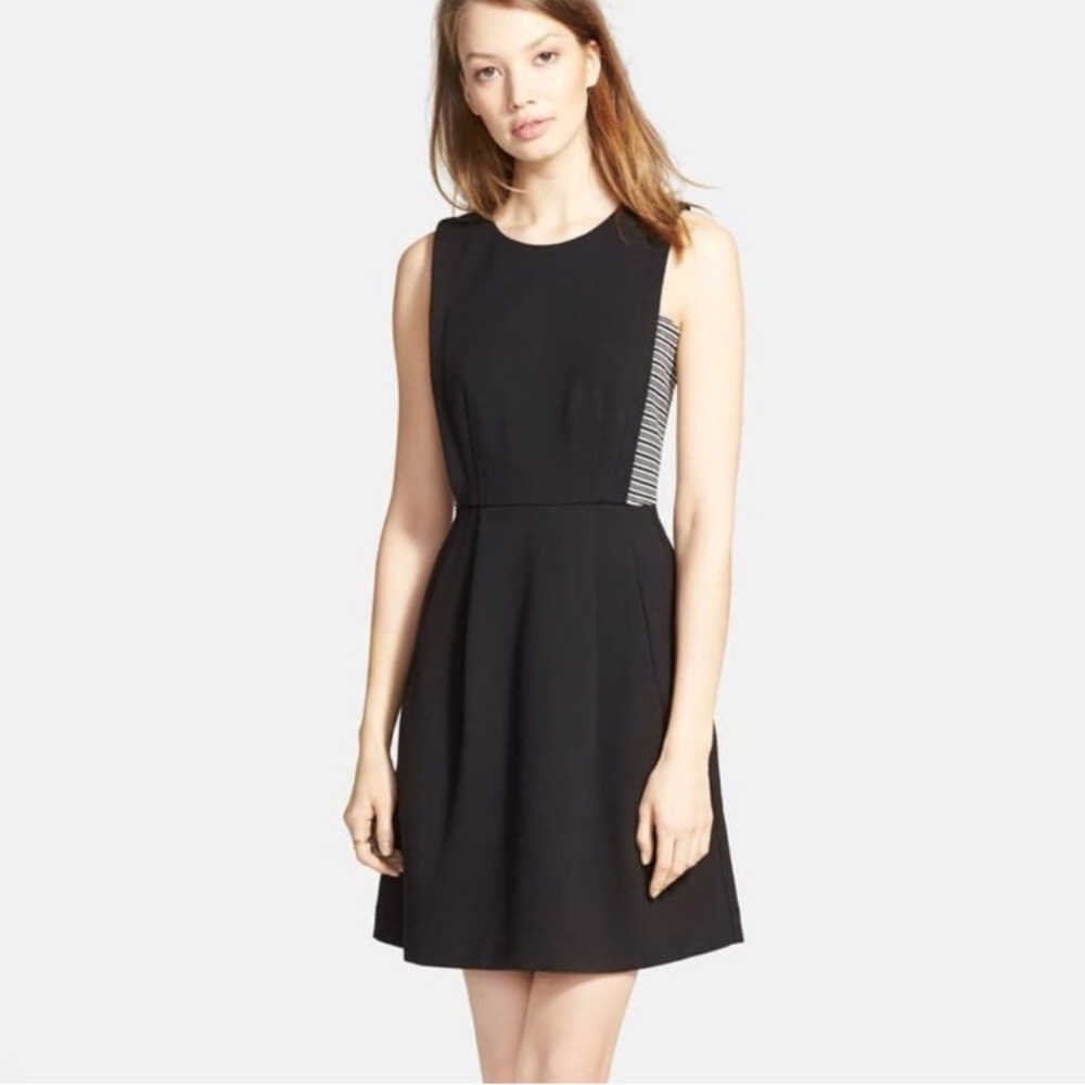 VGUC Madewell Abroad Dress in Stripe Insert